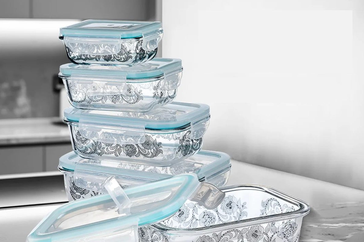 Elevate Your Kitchen Organization with Our Borosilicate Glass Containers!