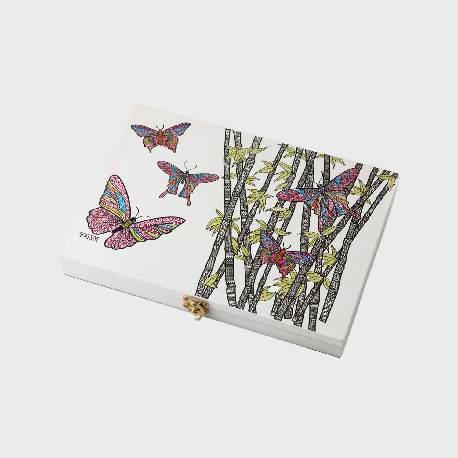 White Wooden Rectangle Box