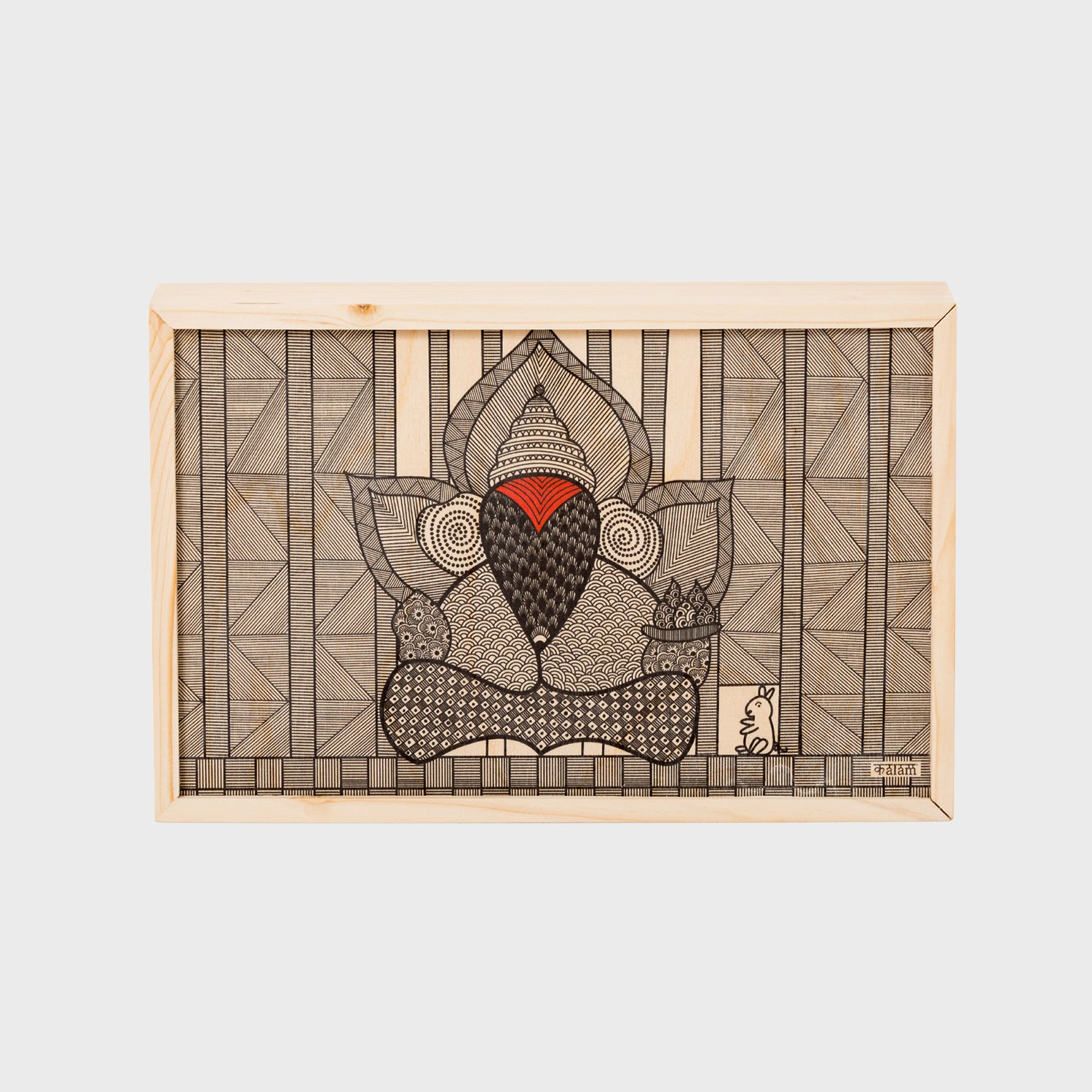 Natural Wood Double Box